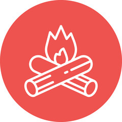 Poster - Campfire Icon