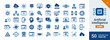 Artificial Intelligence Basic icons Pixel perfect. Setting, cloud,...	
