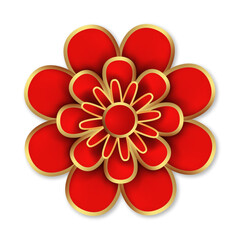 Canvas Print - Chinese Lunar New Year Flower