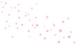 花びら散る桜吹雪のイラスト