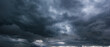 Bad or moody weather sky and environment. carbon dioxide emissions, greenhouse effect, global warming, climate change. The dark sky with heavy clouds converging and a violent storm before the rain.