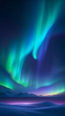 Wall Mural - Aurora borealis northern lights