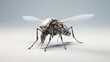 Eine Roboter Mücke vor weißem Hintergrund.