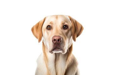 Wall Mural - Labrador retriever dog isolated from background