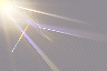 Wall Mural - a cluster of colors, bright rays of the spectrum. glare on a lens, glass, jewelry, or gemstone. the 