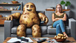 couch potato / unhappy spouse