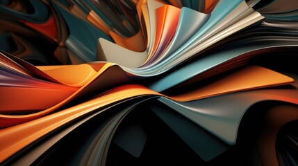 Wall Mural - 3d abstract background