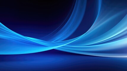 3D Abstract Blue Background 