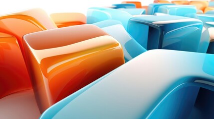 Wall Mural - Abstract 3D Background 