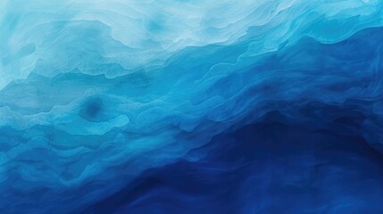 Abstract watercolor paint background by gradient deep blue color with liquid fluid grunge texture for background banner 