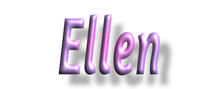 Ellen - Pink Color - Female Name - Ideal For Websites, Emails, Presentations, Greetings, Banners, Cards, Books, T-shirt, Sweatshirt, Prints, Cricut, Silhouette,	