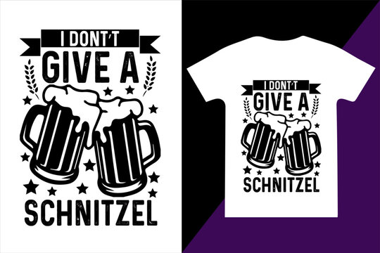 I Don't give a Schnitzel T Shirt Design Templet, i don't a schnitzel t shirt design templet
