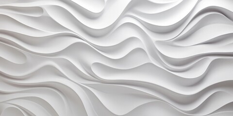 Aufkleber - A detailed view of a wall constructed entirely of white paper. This versatile image can be used to represent concepts such as creativity, minimalism, or simplicity in various design projects.
