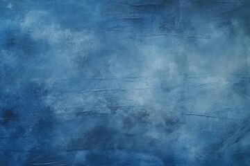 Poster - A beautiful painting of a blue sky with fluffy white clouds. Perfect for adding a touch of serenity and nature to any space