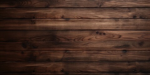 Aufkleber - A close-up view of a wooden wall with a clock mounted on it. This picture can be used to represent time management, punctuality, or the passing of time in various projects or situations