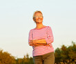 © Lumos sp - portrait senior woman elderly old retirement mature gray hair outdoor healthy active retired happy