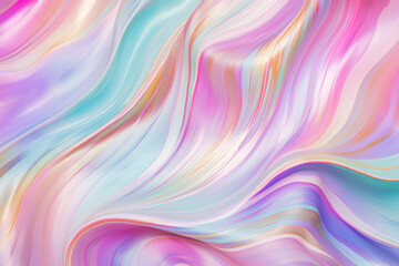 Wall Mural - Iridescent foil colorful texture background