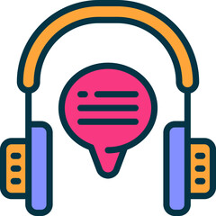 Poster - support filled color icon. vector icon for your website, mobile, presentation, and logo design.