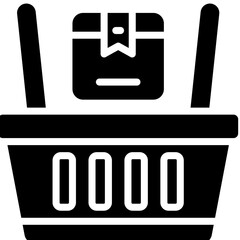 Poster - shopping glyph icon. vector icon for your website, mobile, presentation, and logo design.