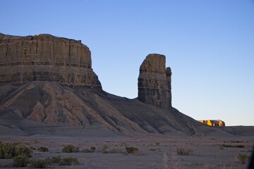 Wall Mural - The landscape in Southern Utah is one of the most unique and otherworldly scenes in the United States, seen here near Hanksville, UT