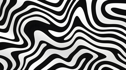 black and white wave abstract background