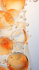 Aufkleber - A bunch of bubbles floating in the air