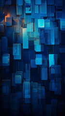 Aufkleber - An abstract blue background with squares and squares