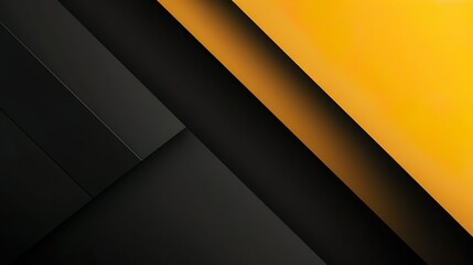 Fototapete - abstract yellow and black are light pattern with the
