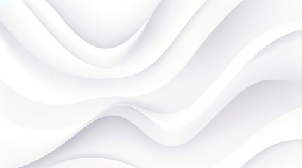 Fototapete - white geometric abstract background overlap layer