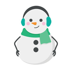 Poster - Snowman Illustration