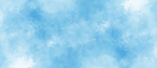 Wall Mural - abstract blue watercolor background with colors . watercolor scraped grungy background . this waterc