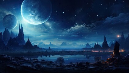 Wall Mural - Transform Your Screen with an Enchanting Astronomical Background