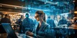 © FrankBoston - working on a technologically advance company, generative ai
