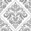 Orient classic pattern. Seamless abstract background with vintage elements. Orient grey pattern. Ornament for wallpapers and packaging