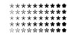 Asterisk icons set. asterisk sign vector geometric shapes symbol star mark vector illustration