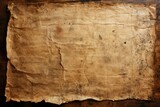Fototapeta Mapy - Old sheet of simple papyrus from Egypt on a black background