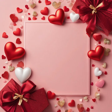 Valentine,s day background decoration and ornament