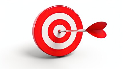 Poster - leader arrow and target. illustration design over a white background