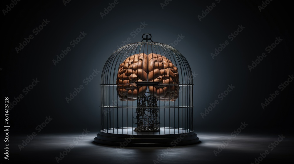 Psychiatry and psychology, helpless mind and hopeless mental state ...