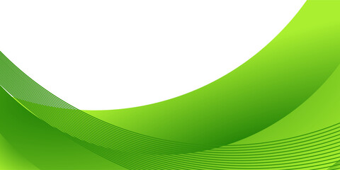 Aufkleber - abstract elegant green curve background for business