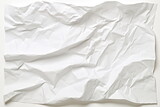 Fototapeta Na sufit - white crinkled paper texture background