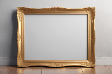 Vintage frame with stucco background