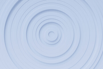Poster - 3D rendering abstract  light blue  round fractal, portal. Colorful round spiral.