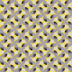 Aufkleber - seamless pattern vector graphics design made with abstract geometric shapes and forms