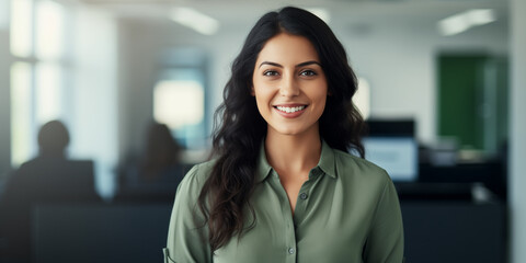 Sticker - Mature businesswoman portrait