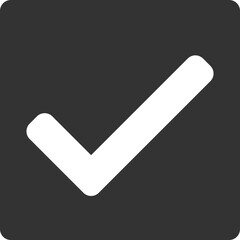 Poster - Check mark icon vector symbol design element.