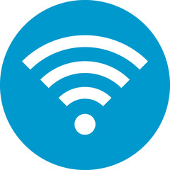 Poster - Wi Fi symbol signal connection. Vector wireless internet technology sign. Wifi network communication icon.