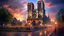 Notre Dame De Paris Cathedral France