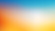 Abstract color gradient background grainy orange blue yellow white noise texture backdrop banner poster header cover design. Generative AI.
