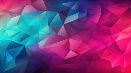 Wall Mural - Low Poly Triangle Mosaic Background